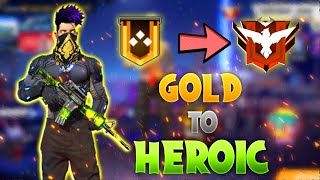 Gold To Heroic  in 30 Hour 😭 || New Rank Season 19 || Free Fire || Desi Gamers