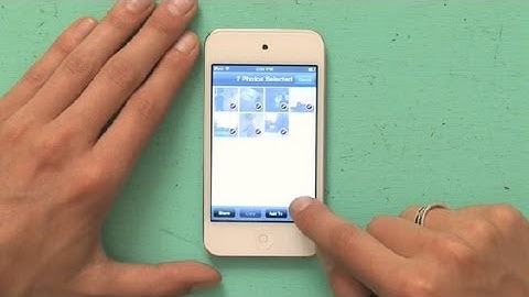 How to Delete Photos on iPod Touch : Using an iPod Touch