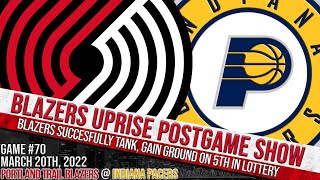 Indiana Pacers vs Portland Trail Blazers Recap | Blazers Uprise Postgame Show