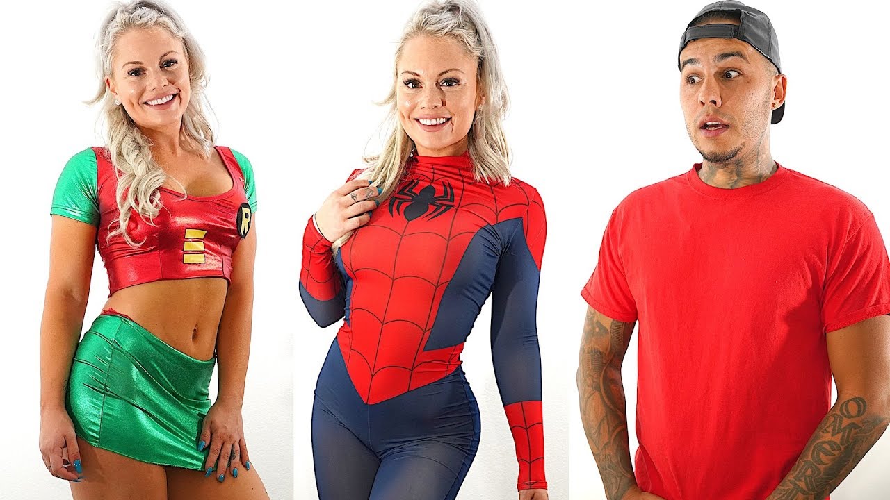 Trying On SPECIAL HALLOWEEN COSTUMES For My BOYFRIEND! YouTube