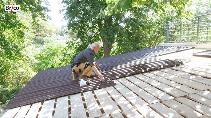 Réaliser une toiture d'abri de jardin - Tuto brico avec Robert 