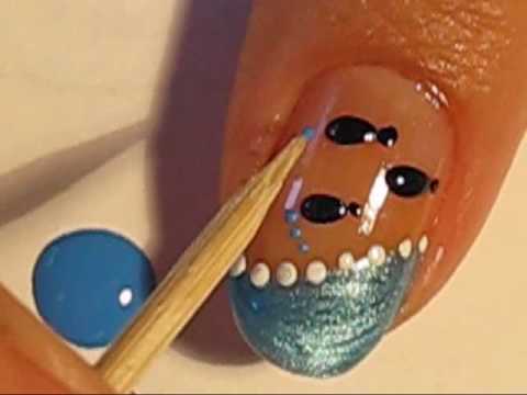 30 Fish Nail Art Ideas which is the trending manicure design of 2019 - Hike  n Dip #nailart | Fish nail art, Trendy nail art designs, Trendy nail art