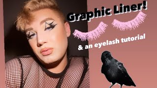 Graphic Liner! and an eyelash tutorial