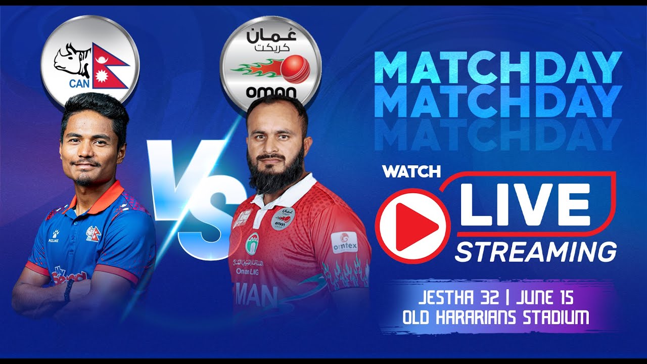 Nepal vs Oman Warmup Match | Watch Live | ICC Worldcup Qualifier 2023