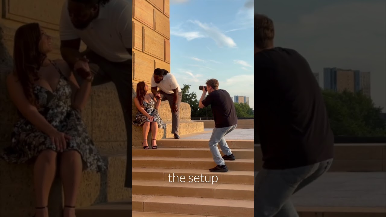 The setup vs the shot 📸🔥