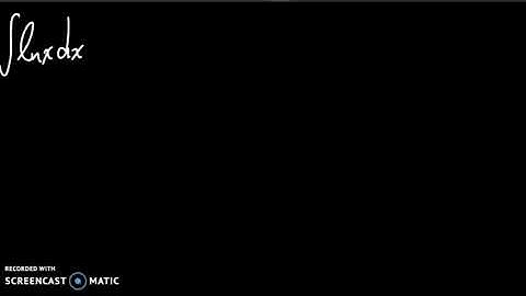 Integrating lnx using integration by parts or IBP