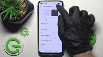 How to Turn On / Turn Off the Automatic Display Brightness on REALME 10 - Adaptive Brightness