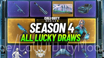 Season 4 All Lucky Draws CODM - All Legendary Guns Gameplay COD Mobile