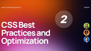 16. CSS Best Practices and Optimization(Class 1)