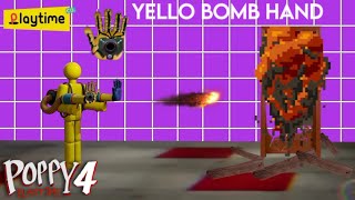 Poppy Playtime Chapter 4: Yellow Bomb Hand Vhs Tape