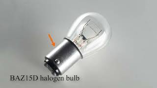 P21/5W Baz15D Car Automotive Halogen Brake Stop Light Bulbs, Auto Bulbs, Car Bulbs