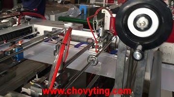 [CHOVYTING] CW-800ZD soft loop handle bag making machine
