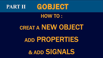 How To Create An Object Using GObject Part II