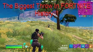 The Biggest Throw In Fortnite History! (Fortnite Zero Build)!!!