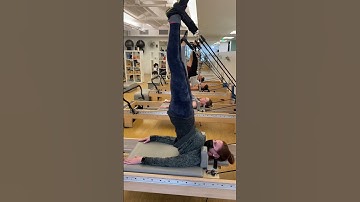 Advanced Pilates. Long spine stretch. #pilates #shorts #pilateslovers