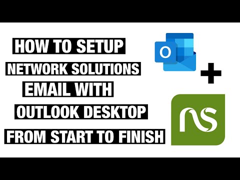 Network Solutions Email Setup Email Client Setup IMAP | Outlook 365 | Settings That Work 2022