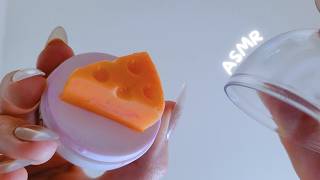 asmr makeup on your face ✨🧀(Fast, First Person, Layered Sounds)