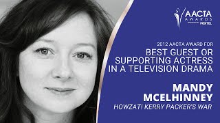 Mandy Mcelhinney - Media Room - 2Nd Aacta Awards