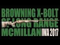 Browning X-Bolt SF Long Range McMillan - MDT - IWA 2017