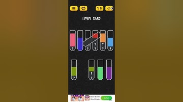 water sort puzzle level 3452