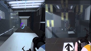portal 2 team building part 4 multiplayer split screen walkthrough