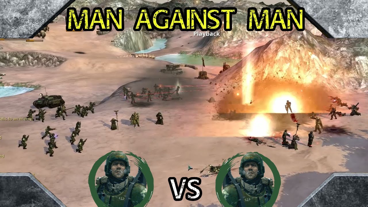 Dawn of War Definitive Edition: 1 на 1 Имперская Гвардия против Имперской Гвардии