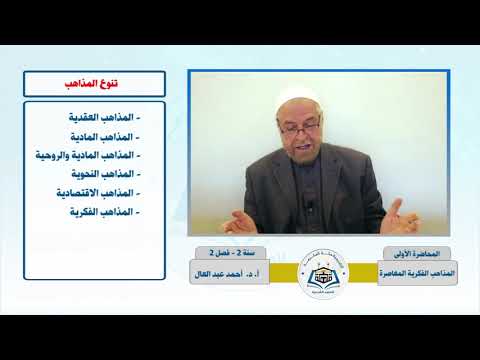 01 مذاهب الفكرية المعاصرة أكاديمية مكة المكرمة للعلوم الشرعية