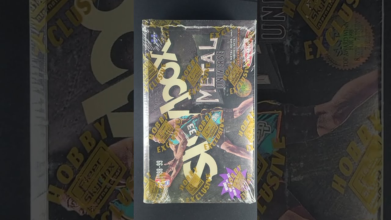 Lot(6) 1998-99 Skybox Metal Universe Sealed Box, 24ct Packs, Precious Metal Gems