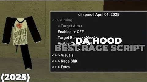 [NEW] RAIDING WITH *BEST* DAHOOD AIMLOCK RAGE SCRIPT/HACK 2025 (BYPASSES BYFRON) (STARS USE 🌟)