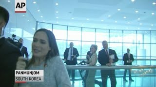 New White House press chief jostled by NKoreans