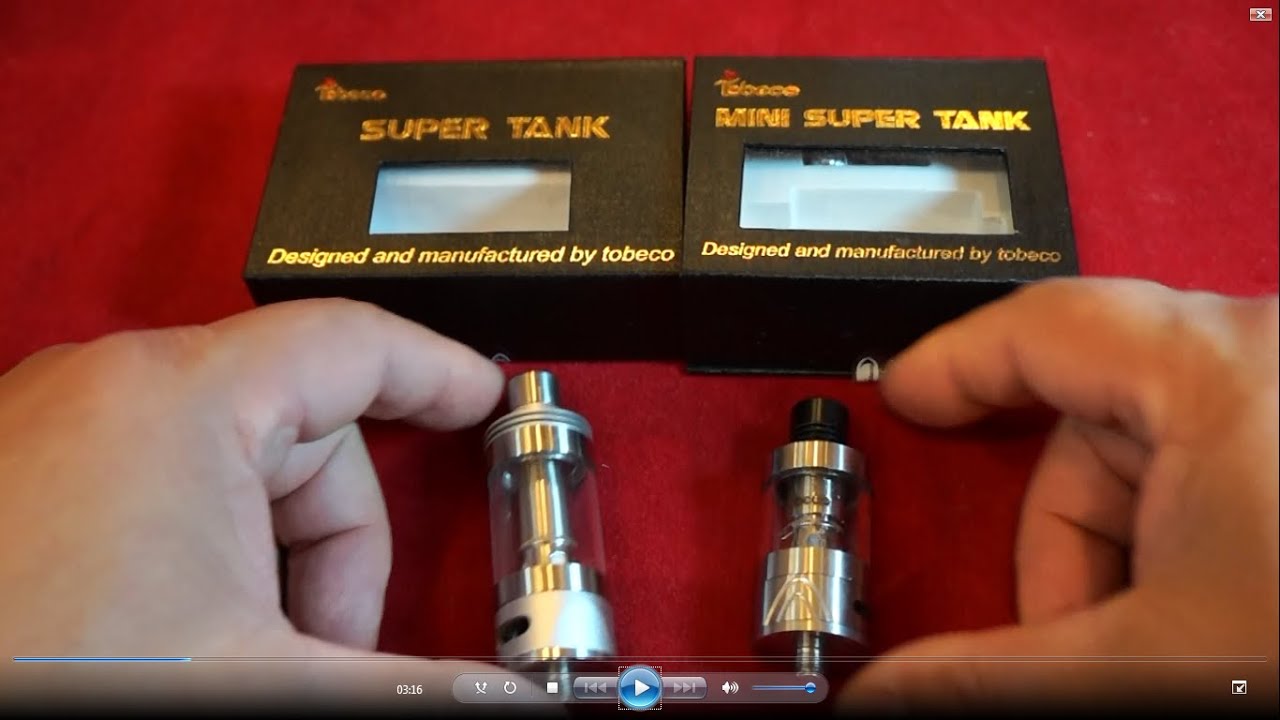 SUPER TANK и SUPER TANK MINI от Tobeco. Много вкусного пара ! - YouTube