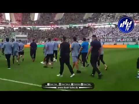 شاهد على انغام فالعاصمة نعرض انايا لاعبو مولودية الجزائر يدخلون الملعب الجديد علي عمار عمار