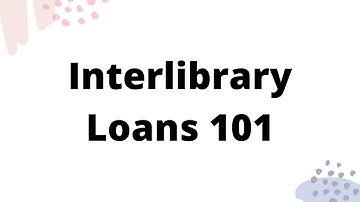YCL Tutorial - "Interlibrary Loan (ILL) 101"
