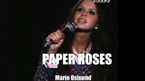 Thumbnail of Paper Roses Lyrics by Marie Osmond