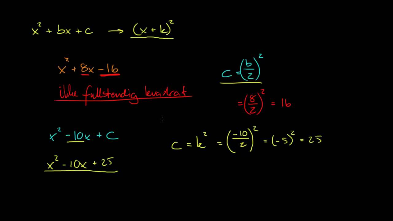 Fullstendige kvadrater 2
