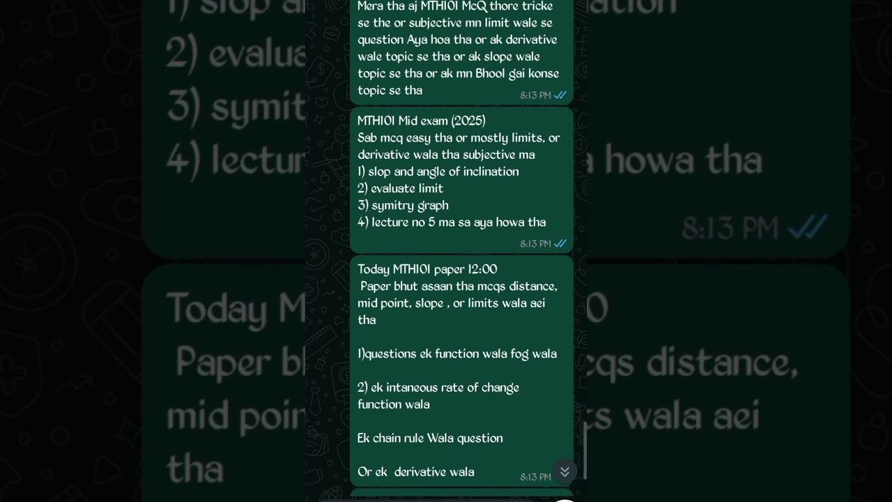 Mth101 current midterm paper 205| 