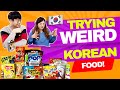 Trying weird korean foods