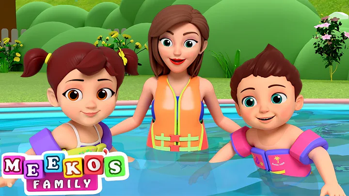 Let's Go Swimming | Summer Holiday Family Fun Songs | Meeko's Family Kids Songs