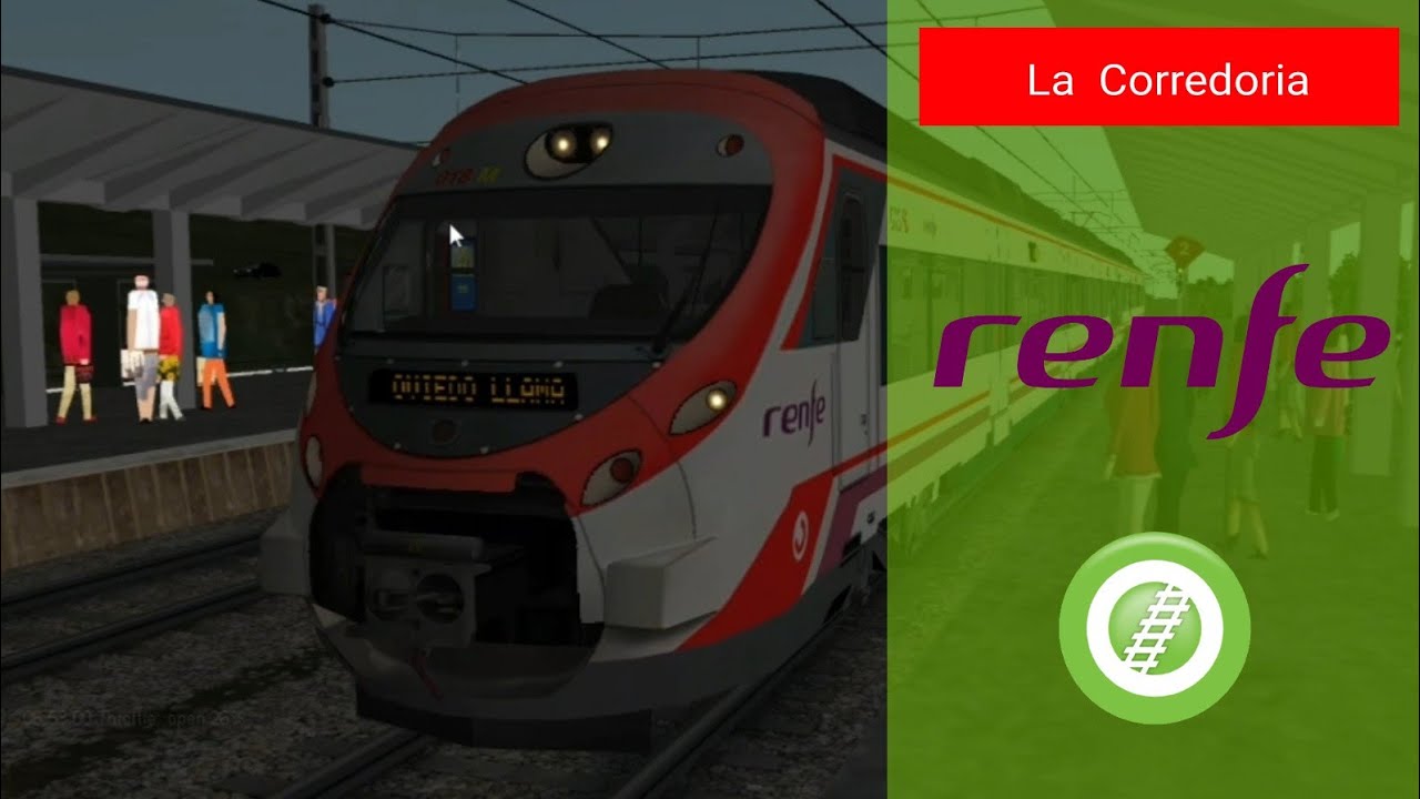 Circulaciones por La Corredoria | Open Rails (Civia 463 - UT-3500 - UT-449 - UT-524)