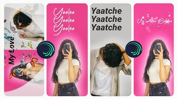 Neethanae Song - Yachae Yachae Song Video Editing | Instagram Trending Video Editing Alight Motion