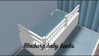 Bloxburg baby hacks crib, changing table (CXTEPANDA) Bloxburg baby hacks crib, changing table (CXTEPANDA)