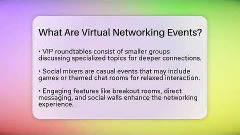 What Are Virtual Networking Events? - Everyday-Networking