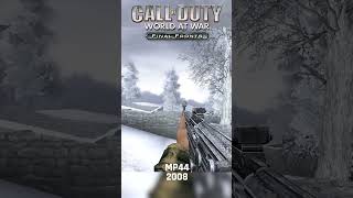 2003-2017 MP44 CoD #cod #callofduty  #cod2 #cod4  #codww2 #codwaw #nostalgia #gaming #short  #shorts