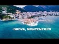 Drone Flight Budva, Montenegro, Sveti Nikola and Tvrdava Mogren 4K DJI MAVIC Pro Aerial Avala Resort