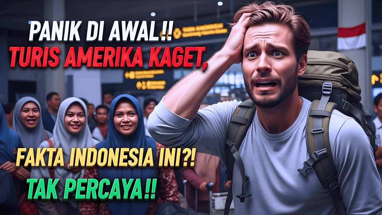 PANIK DI AWAL! TURIS AMERIKA BARU TAHU FAKTA INDONESIA INI