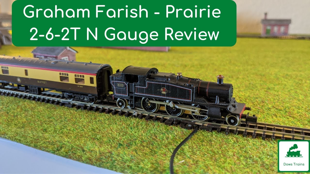 81xx Prairie 2-6-2T Graham Farish - N Gauge Review - YouTube