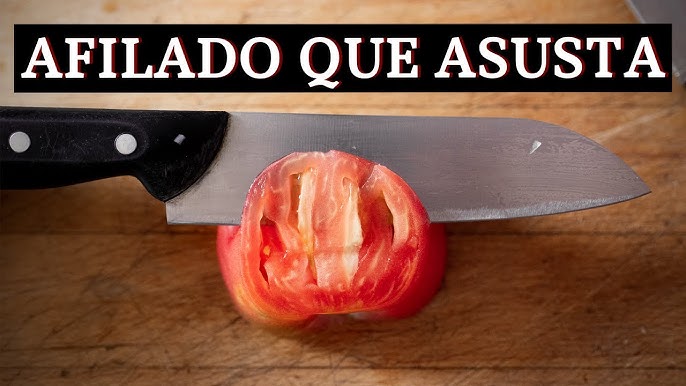 Cómo afilar un cuchillo con la piedra al agua🔪Trucos de cocina 