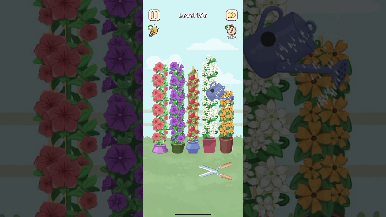 Satistory Tidy Up Level 212 – Flower Garden Trim & Sort (3 Stars)