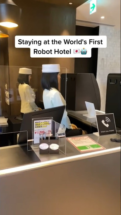 I Spent the Night at the World's First Robot Hotel in Japan!