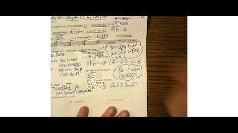 6 1 Evaluate nth Roots and Use Rational Exponents Video Lesson